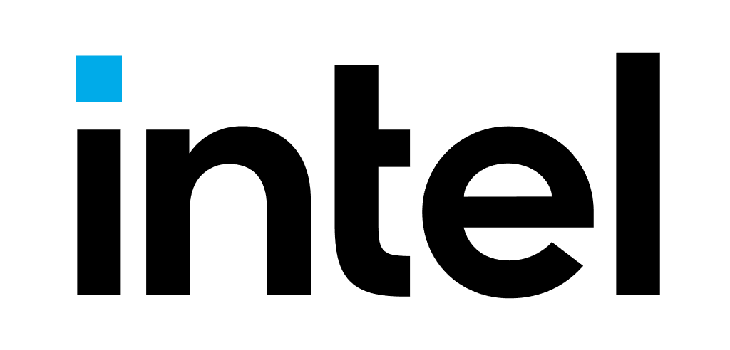 Intel aktier logo