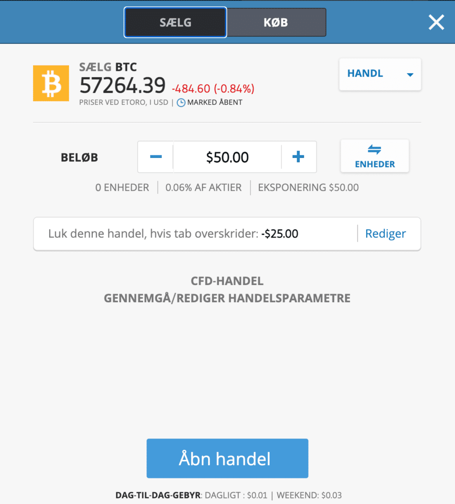 Sådan kan du shorte prisen på Bitcoin gennem Bitcoin trading.
