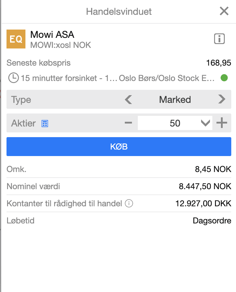Køb norske aktier