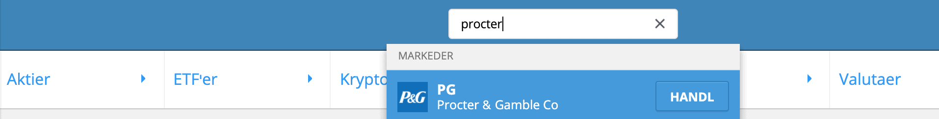 Soeg Procter Gamble