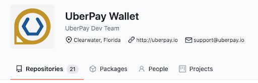 Kundesupport hos UberPay Wallet.