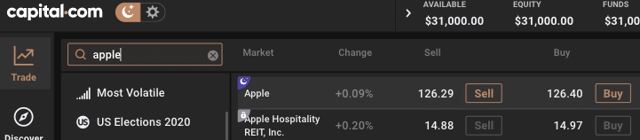 Køb Apple aktier på Capital