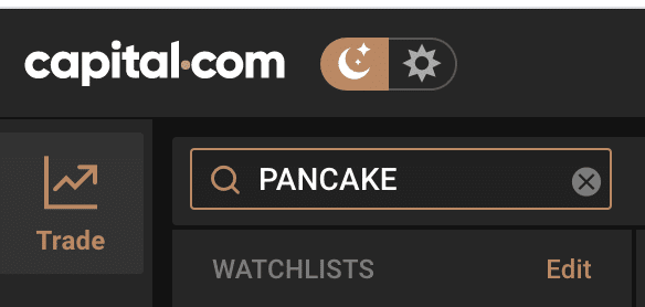 Køb PancakeSwap på Capital.com
