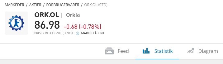 Se feedet for Orkla aktier på eToro. Her finder du alt firmainformation.