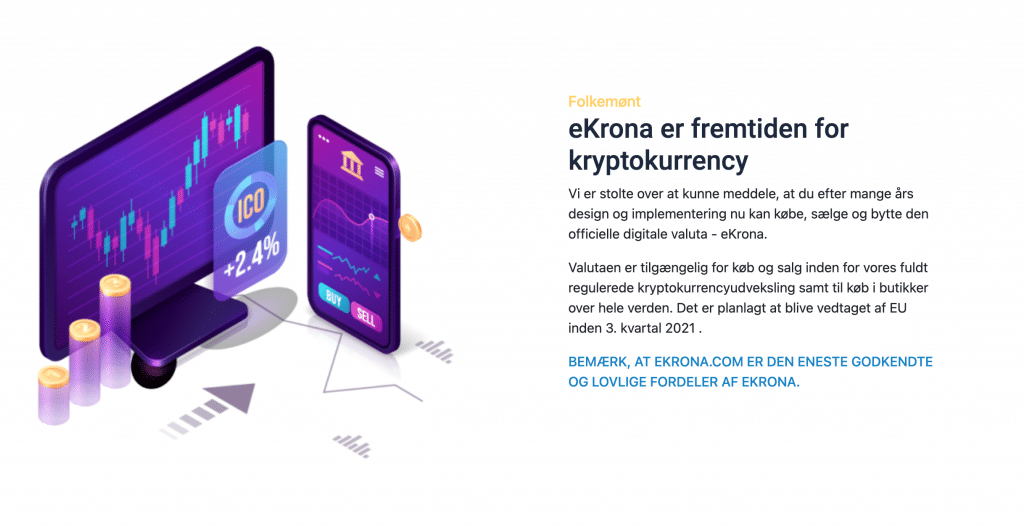Store forventninger til eKronas fremtid.