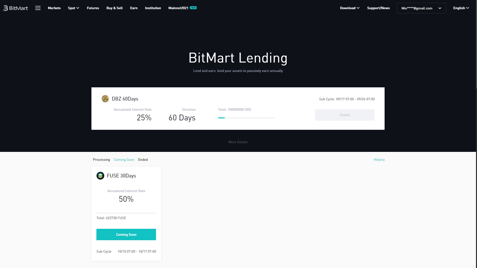 19 Bitmart Lending