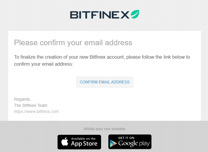 24 Bitfinex Email Link
