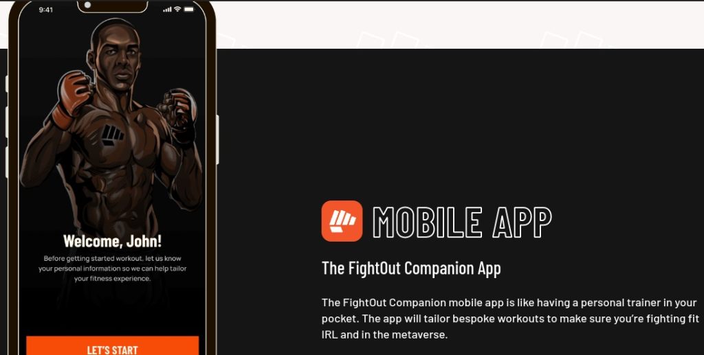 FightOut mobile app