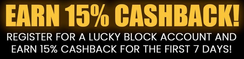Bonus på Lucky Block crypto casino