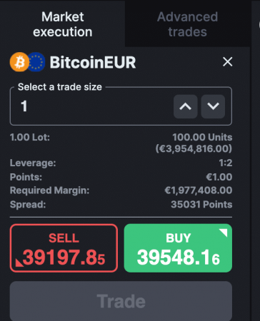 Køb Bitcoin på Investous